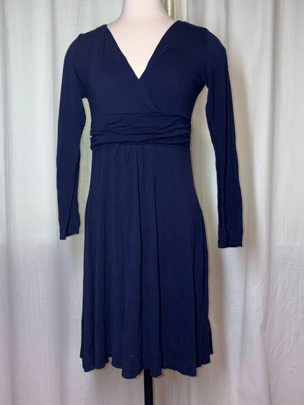 DoubleJu Lightweight Jersey Summer Dress With "Wrap" Front